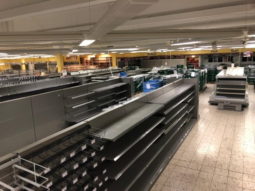 REGAŁY SKLEPOWE REGAł SKLEPOWY magazynowy przyścienny dwustronny linde