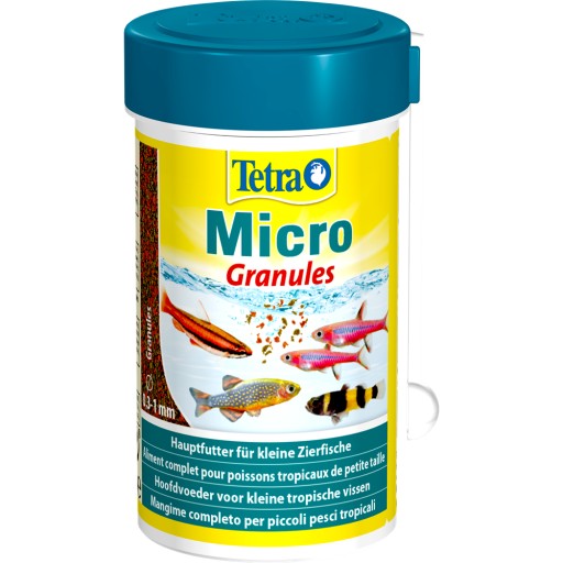 TETRA MICRO GRANULES 100ml POKARM DLA MAŁYCH RYBEK