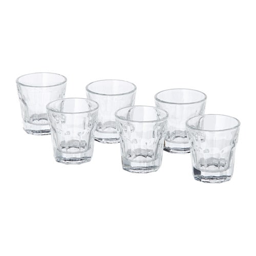 IKEA POKAL kieliszki do wódki 50ml x6 szt