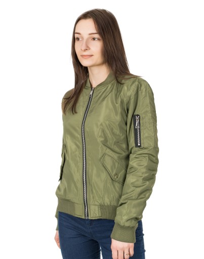 Kurtka Damska Bomberka Bomber 23336 r XL oliwkowa