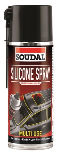 SOUDAL SILICONE Silikonowy SPRAY Smarujący 400 ml