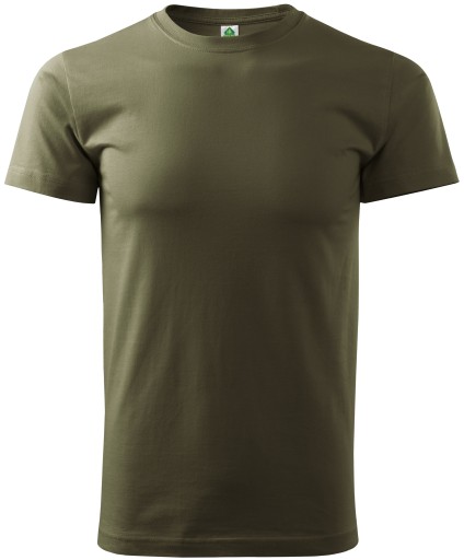 OUTDOROWA KOSZULKA T-SHIRT MILITARY GREEN BAWEŁNA