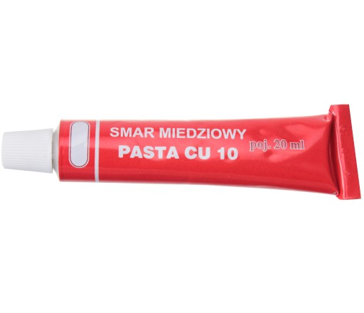 SMAR MIEDZIANY MIEDZIOWY PASTA CU 10 W TUBCE 1100C