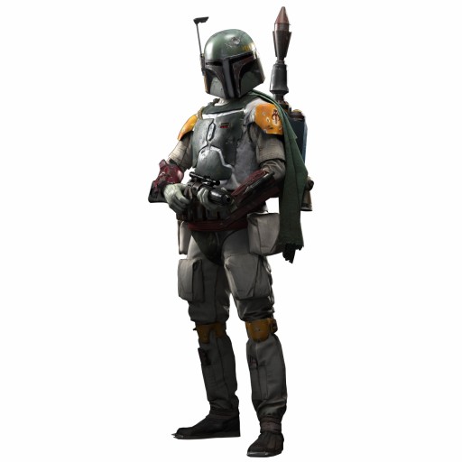 NAKLEJKI na ścianę STAR WARS Boba Fett 70x25cm