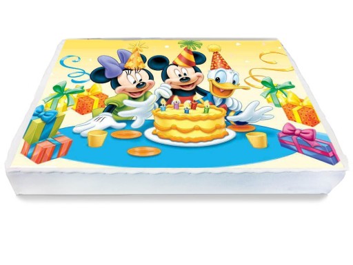 OPŁATEK NA TORT A4 Klub Przyjaciół Myszki Mickey