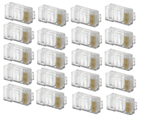 WTYK MODULARNY SIECIOWY RJ45 KAT. 5e 8P8C LAN