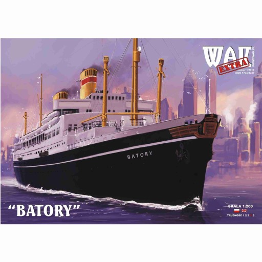 WAK 1/14 - Statek pasażerski Batory 1:200