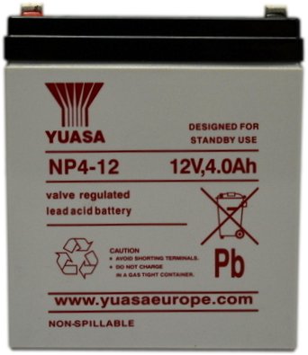 Akumulator YUASA NP4-12 4Ah 12V AGM UPS Bufor Kasa