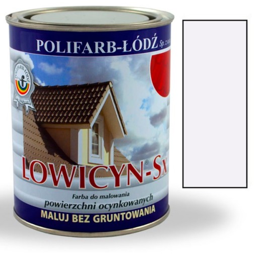 Lowicyn Sx farba POPIELATA JASNA RAL7035 POŁYS 10L