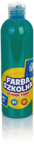 Farba szkolna ASTRA plakatowa 500 ml szmaragdowa