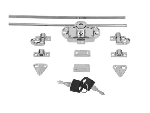 Zamek baskwilowy 2 pręty L-1000 19x22mm