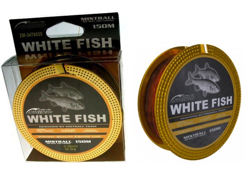 ŻYŁKA MISTRALL SHIRO WHITE FISH 0,20 mm / 150m