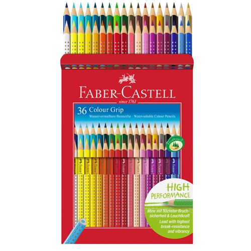 Faber-Castell Kredki akwarelowe 2001 GRIP 36 kolorów