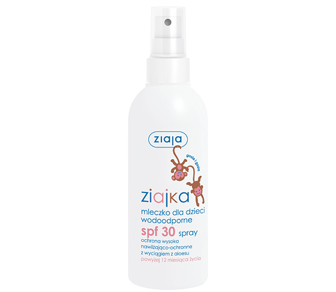 Ziajka mleczko dla dzieci wodoodporne SPF 30 170ml