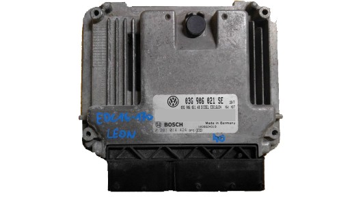 Ecu seat leon 0281014424 03g906021se dopisz1 - фото