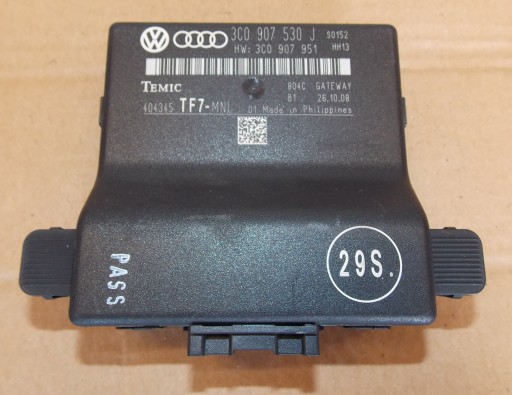 Passat cc 2009r 2.0tdi модуль gateway 3c0907530j1 - фото