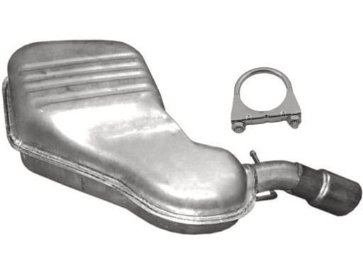 35 - VOLVO V70 концевой глушитель + хомут