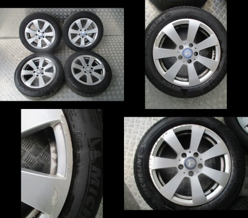 wheels discs tyres Mercedes C-Klasa W 204 R16 6mm