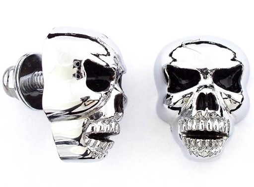 БОЛТЫ ДЮЙМОВЫЕ ГАЙКИ БОЛЬШОЙ ХАРЛИ ЧЕРЕП ХРОМ