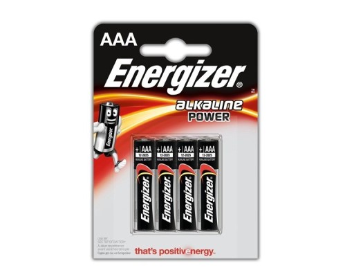 Лужні батарейки Energizer AAA (R3) 4 шт.