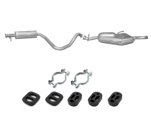 SAAB 9-3 2.0 2.3 ГЛУШИТЕЛИ СРЕДНИЙ КОНЕЦ