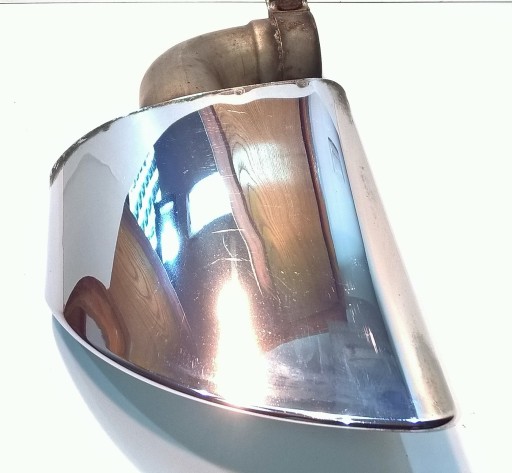 VW TOUAREG НАКОНЕЧНИК ВЫХЛОПНОЙ ТРУБЫ ХРОМ ЛЕВЫЙ 7P6253681S