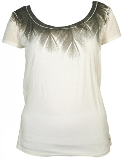 LEE dámske tričko WHITE s/s ABSTRACT T _ XS r34