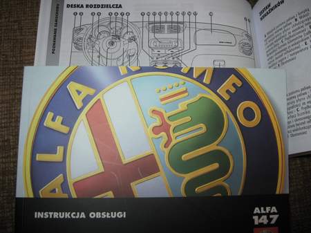 INSTRUKCJA OBSUGI ALFA ROMEO 147 PDF