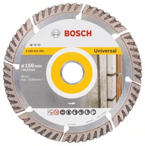 BOSCH DIAMANTOVÝ KOTÚČ 150mm UNI BETÓN TEHLA OMIETKA