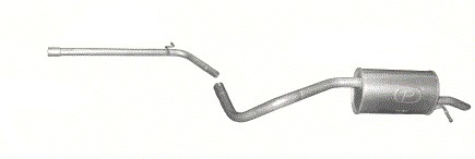 Глушители комплект Seat Ibiza 1,2 05-09r.