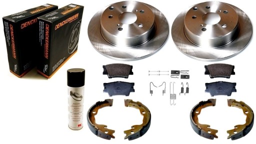 Диски колодки щелепи TOYOTA RAV 4 III, IV ззаду