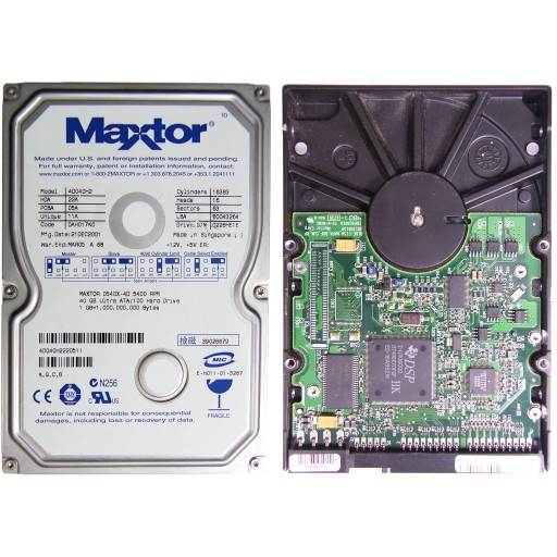 MAXTOR 4D040H2 | B9FDA 11A | darca 0aN