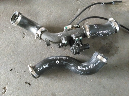 1.0T - HYUNDAI KONA 2018 1.0 T-GDI ШЛАНГ ИНТЕРКУЛЕРА