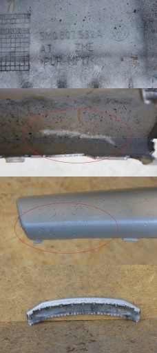 VW GOLF VI PLUS CROSS 5M spoiler Heckspoiler vorne