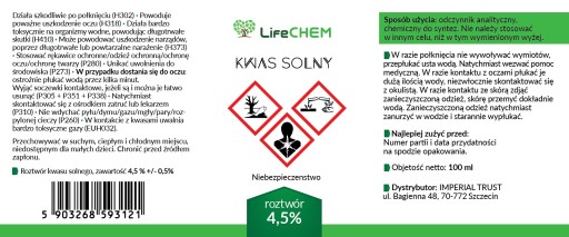 Kwas Solny R-R 4,5% Hcl 100Ml - Aktywator Mms 7549337770 - Allegro.pl