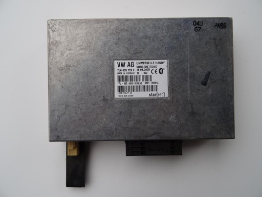 7L6035729F - Модуль драйвера Bluetooth VW Touareg 7L6