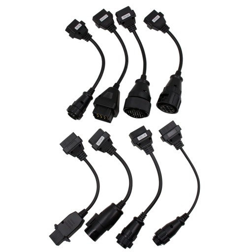 КОМПЛЕКТ АДАПТЕРІВ OBD-II ДЛЯ ВАНТАЖНИХ АВТОМОБІЛІВ 8 шт.
