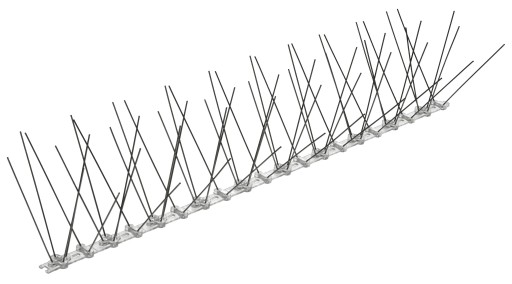 НАЙТОВСТІШІ МІЦНІ ШИПИ ДЛЯ ПТАХІВ, ГОЛУБИ, НЕРЖАВІЮЧА СТАЛЬ ШИПИ ПРОТИ ПТАХІВ