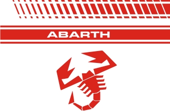 Наклейки-ABARTH набор-давняя фольга