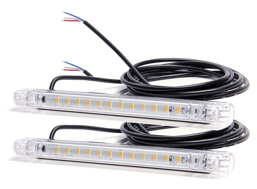 704 - СВЕТОДИОДНЫЕ ДНЕВНЫЕ ХОДОВЫЕ ОГНИ 12 / 24V ДНЕВНЫЕ ХОДОВЫЕ ОГНИ X