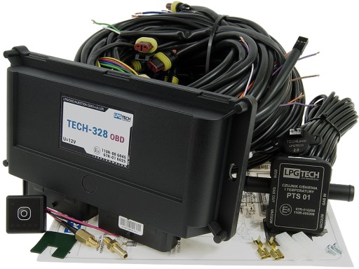 LPGTECH TECH-328 OBD ЭЛЕКТРОНИКА ПОСЛЕДОВАТЕЛЬНОСТЬ 8 ЦИЛ