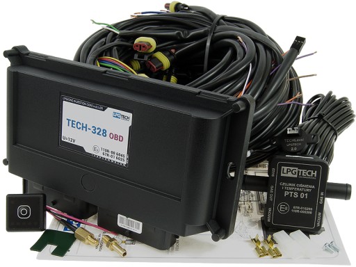 TECH-328 OBD - LPGTECH TECH-328 OBD ЭЛЕКТРОНИКА ПОСЛЕДОВАТЕЛЬНОСТЬ 8 ЦИЛ