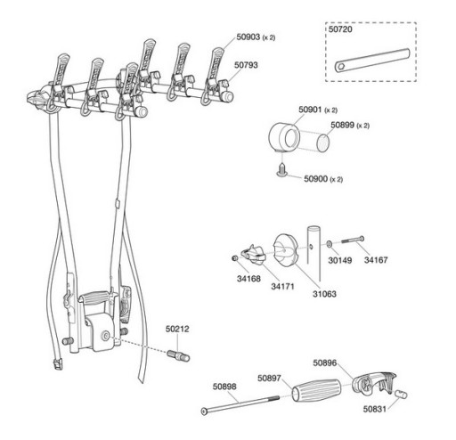 thule 972 hangon