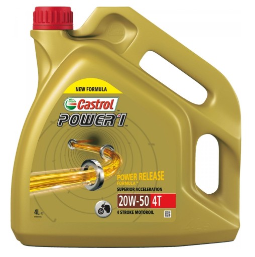 МАСЛО CASTROL POWER1 4T 20W50 4л