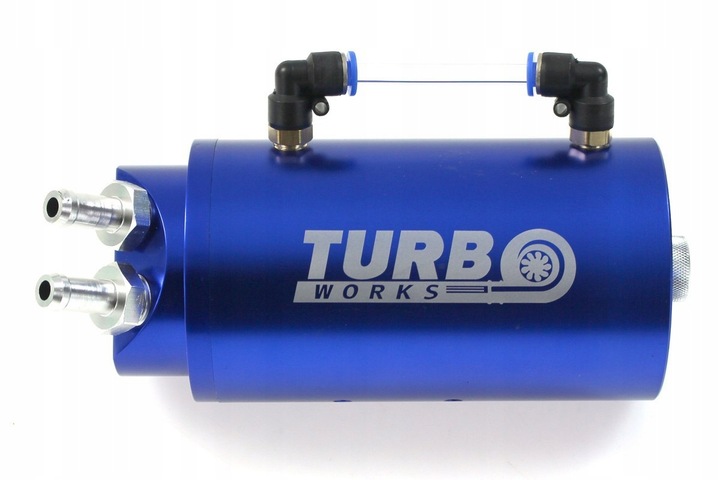 Oil catch tank TurboWorks 10mm Red photo 13 - milautoparts-fr.ukrlive.com