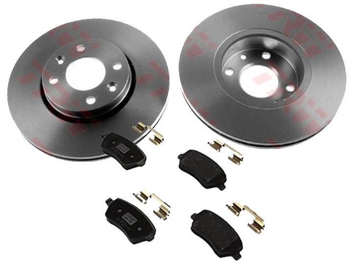 DISQUES + SABOTS DE FREIN TRW AVANT RENAULT MODUS CLIO 3 photo 2 - milautoparts-fr.ukrlive.com