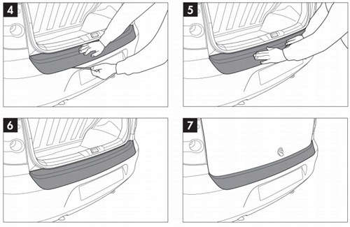 FACING, PANEL PROTECTIVE BUMPER CITROEN C4 GRAND PICASSO 2006-2013 photo 4 - milautoparts-fr.ukrlive.com