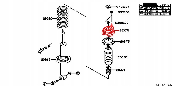 SUBARU FORESTER 2012- AIR BAGS SHOCK ABSORBER REAR photo 3 - milautoparts-fr.ukrlive.com