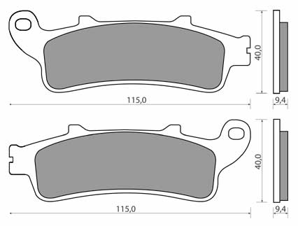 SABOTS DE FREIN HONDA FJS 400 600 SILVER WING NSS FES 250 photo 1 - milautoparts-fr.ukrlive.com