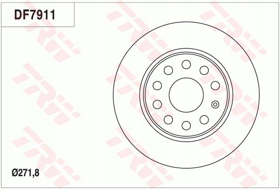 DISCS PADS TRW REAR - SKODA OCTAVIA III 272MM RS photo 2 - milautoparts-fr.ukrlive.com